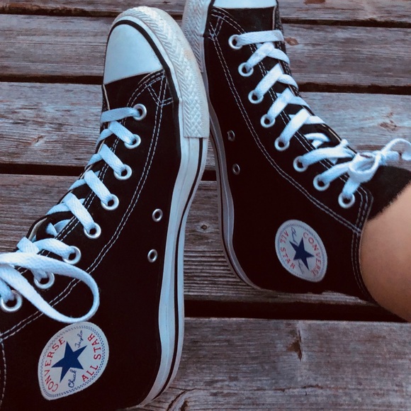 black converse high tops<3 - Picture 3 of 5